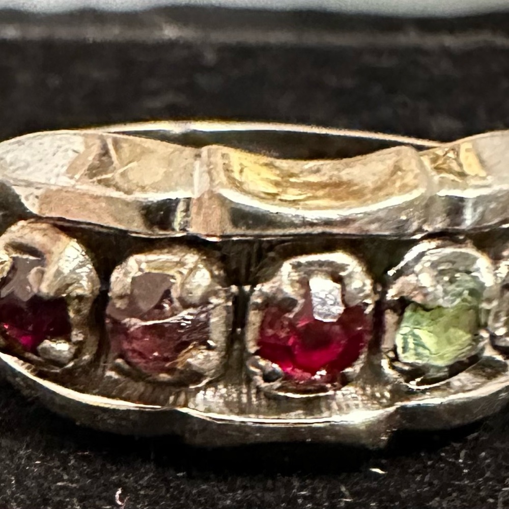 Derling Multi Colored Stone Ring - image 5